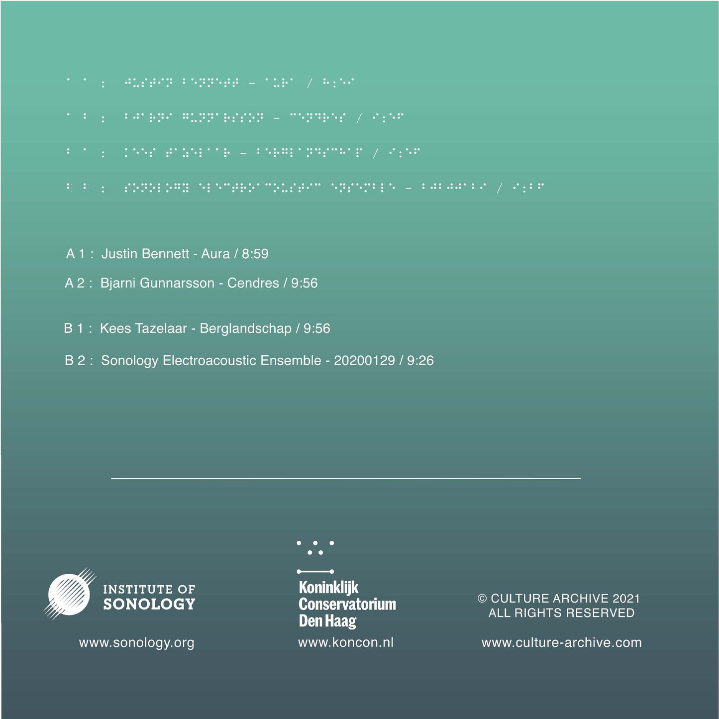 LP1 Recordings From the Institute of Sonology